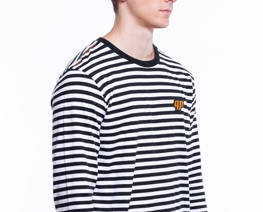 Longsleeve Striped Cotton Jersey T-Shirt