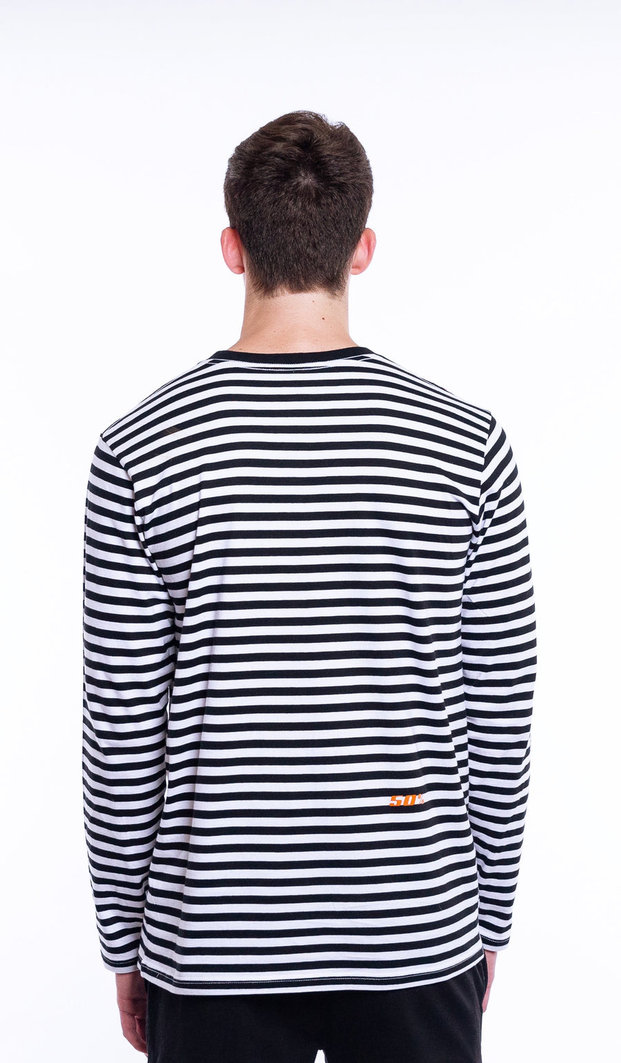 Longsleeve Striped Cotton Jersey T-Shirt