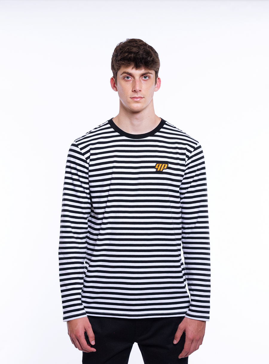 Longsleeve Striped Cotton Jersey T-Shirt